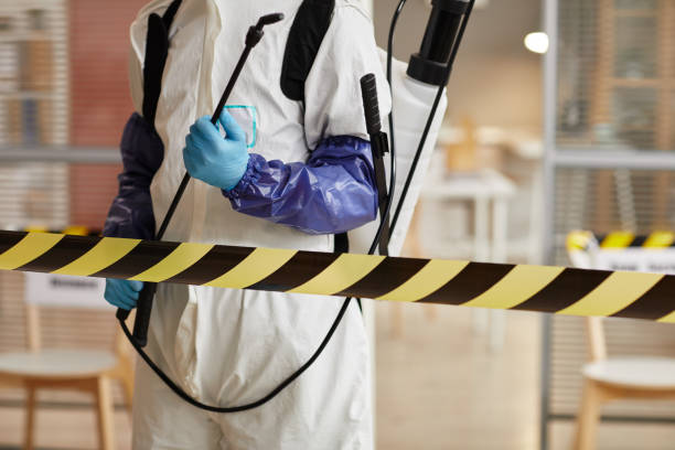 Professional Biohazard Cleanup technician working in Saratoga Springs, NY